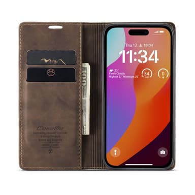 CASEME Retro lompakkokotelo iPhone 16 Pro Max
