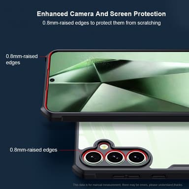 XUNDD-takakansi Samsung Galaxy S24 FE akryyli+TPU-puhelinkotelolle