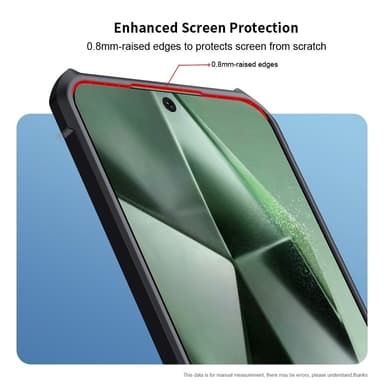XUNDD-takakansi Samsung Galaxy S24 FE akryyli+TPU-puhelinkotelolle
