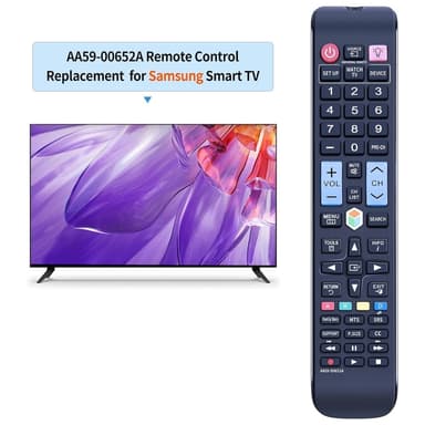 TV:n kaukosäädin Korvaa AA59-00652A Samsung TV