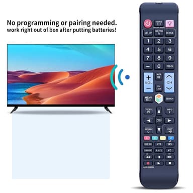 TV:n kaukosäädin Korvaa AA59-00652A Samsung TV