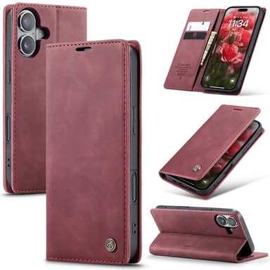 CASEME Retro lompakkokotelo iPhone 16 Plus