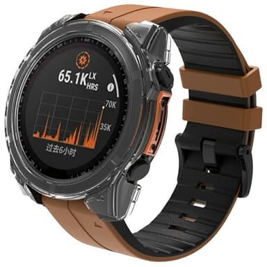 Garmin Fenix ​​8 43mm AMOLED kovalle PC-kellokotelolle, karkaistu lasi