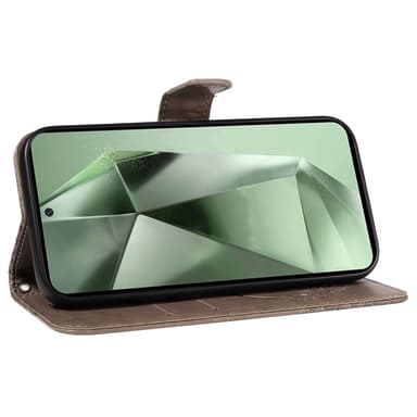 Samsung Galaxy S24 FE Kotelo Jalustallinen Lompakkokotelo Perhoskuvio