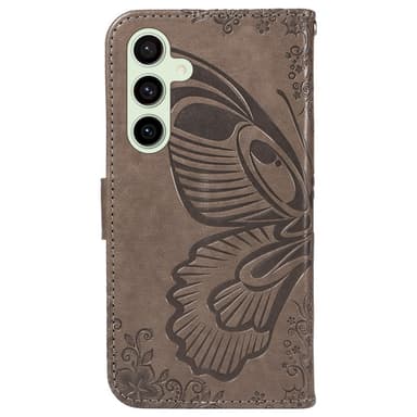 Samsung Galaxy S24 FE Kotelo Jalustallinen Lompakkokotelo Perhoskuvio