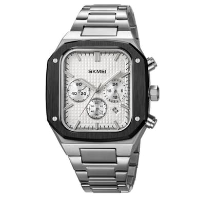 SKMEI Clock Business Quartz Watch Square Fashion Rannekello Luminous - Hopea