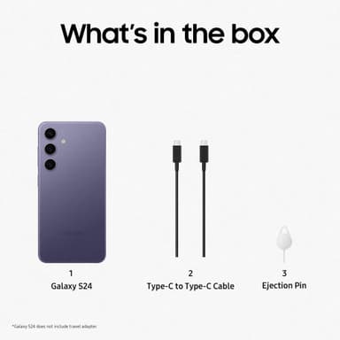 Samsung Galaxy S24 5G älypuhelin 8/128 GB Cobalt Violet