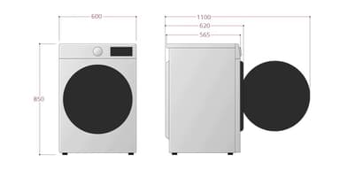 LG kuivaava pyykinpesukone CV50T6S2E1