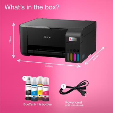 Epson EcoTank ET-2865 monitoimitulostin C11CJ67433 (musta)
