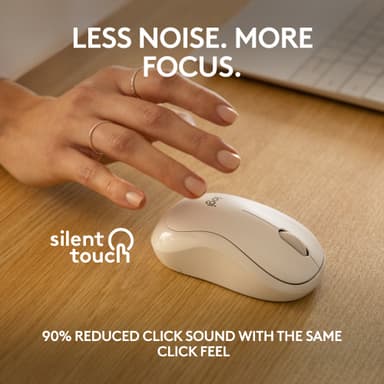 Logitech M240 Silent Bluetooth langaton hiiri (valkoinen)
