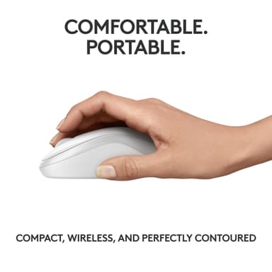 Logitech M240 Silent Bluetooth langaton hiiri (valkoinen)