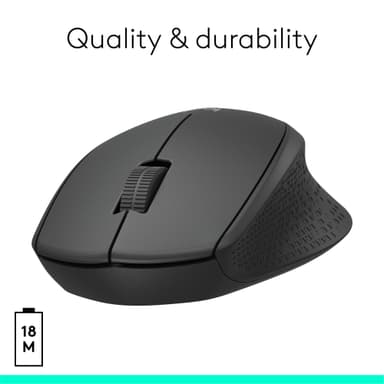 Logitech M330 Silent Plus hiiri (musta)