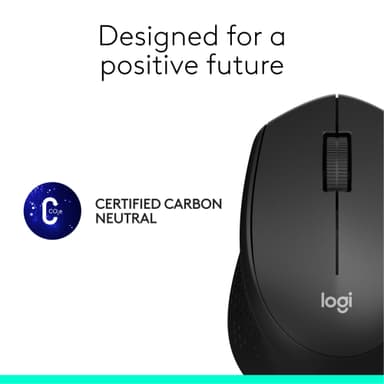 Logitech M330 Silent Plus hiiri (musta)