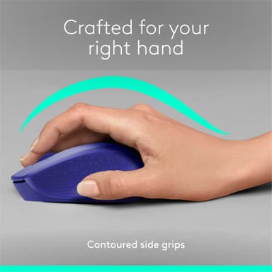 Logitech M330 Silent Plus hiiri (sininen)