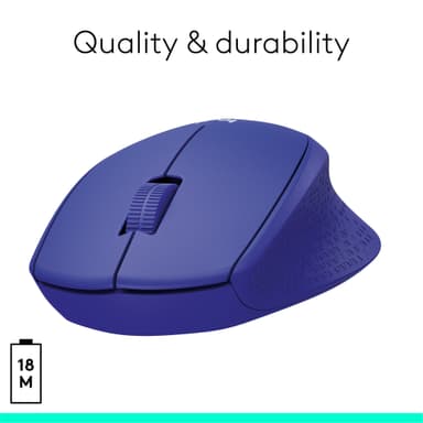 Logitech M330 Silent Plus hiiri (sininen)