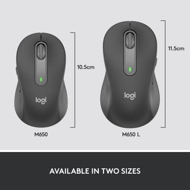 Logitech Signature M650 Large langaton hiiri (grafiitti)