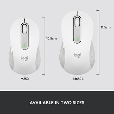 Logitech Signature M650 langaton hiiri (valkoinen)