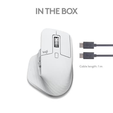 Logitech MX Master 3S Mac langaton hiiri (harmaa)