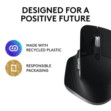 Logitech MX Master 3S Mac langaton hiiri (tähtiharmaa)