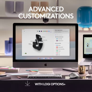 Logitech MX Master 3S Mac langaton hiiri (tähtiharmaa)