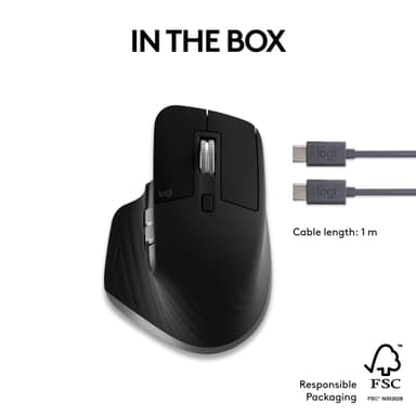 Logitech MX Master 3S Mac langaton hiiri (tähtiharmaa)