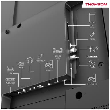 Thomson Google 50" QG4S14 4K QLED älytelevisio(2024)