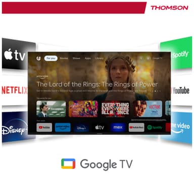 Thomson Google 43" QG4S14 4K QLED älytelevisio (2024)