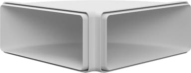 Witt IT101 90° vaakasuuntaisesti kaareva liitoskappale 220x90 mm