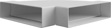 Witt IT102 90° vaakasuuntaisesti kaareva liitoskappale 220x55 mm