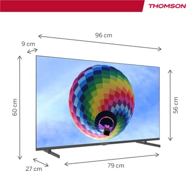 Thomson Google 43" QG4S14 4K QLED älytelevisio (2024)