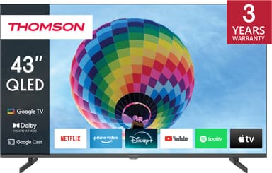 Thomson Google 43" QG4S14 4K QLED älytelevisio (2024)