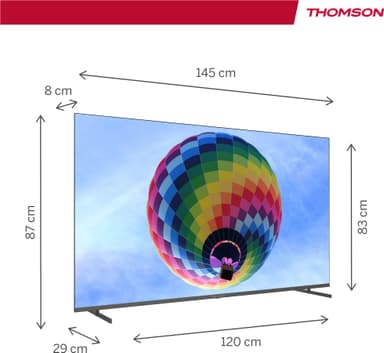 Thomson Google 65" QG4S14 4K QLED älytelevisio (2024)