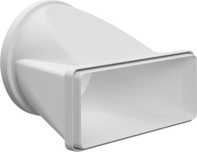Witt IT302 sovitinkappale (suorakulmaisesta pyöreään aukkoon)