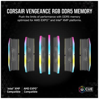Corsair Vengeance RGB DDR5 RAM muisti 32 GB 6000 Mt/s CL30
