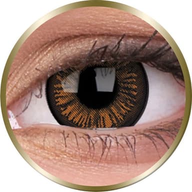 Värilliset linssit Phantasee Big Eyes Ruskea