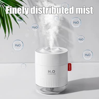 Ultraäänikostutin 500 ml LED-valolla
