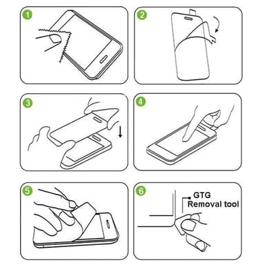 Näytönsuoja karkaistua lasia iPhone 8 / 7 - 2PAKKAUS