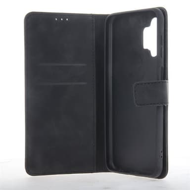 Smart Velvet -kotelo iPhone 16:lle - Musta