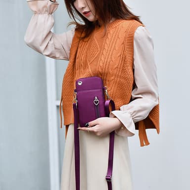 Crossbody mini laukku Violetti