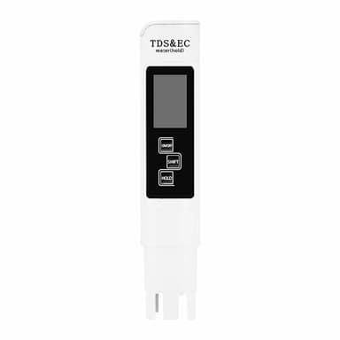 3in1 digitaalinen vesitesteri TDS EC, jossa on suuri LCD-näyttö