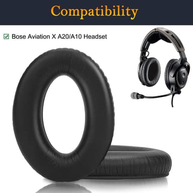 Bose Aviation X A20 / A10 korvatyynyt 1 pari musta