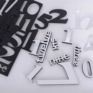 Suuri seinäkello 3D - 120cm