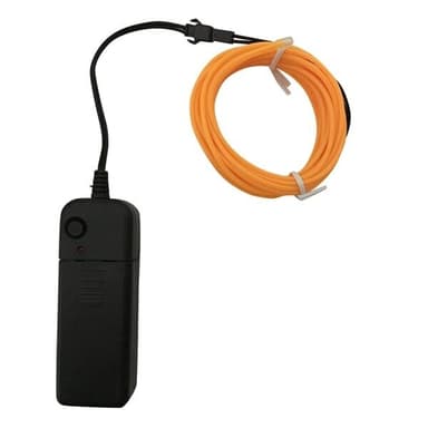 Paristokäyttöinen LED Glowstrip neon loop - 3 metriä