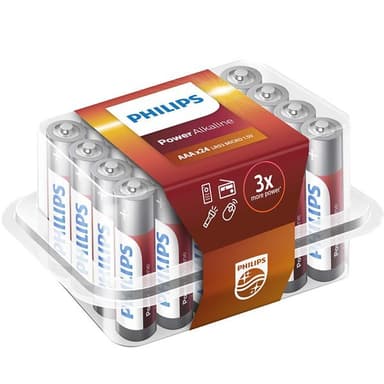 Philips Powerlife AAA-paristot 24 kpl