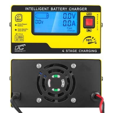 Akkulaturi LTC 6V/12V 15A autoon ja moottoripyörään