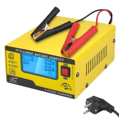 Akkulaturi LTC 6V/12V 15A autoon ja moottoripyörään
