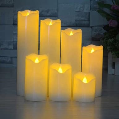 LED-kynttilä lepattavalla liekillä 5,3x10cm