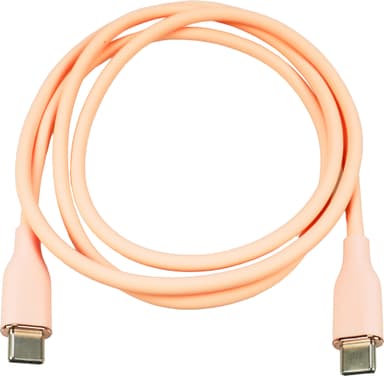 Moomin 20 W USB – USB-C seinälaturi 1 m (pinkki)
