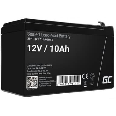 Green Cell AGM Akku 12V 10Ah
