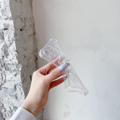 iPhone 12 kotelo korttitelineellä TPU läpinäkyvä